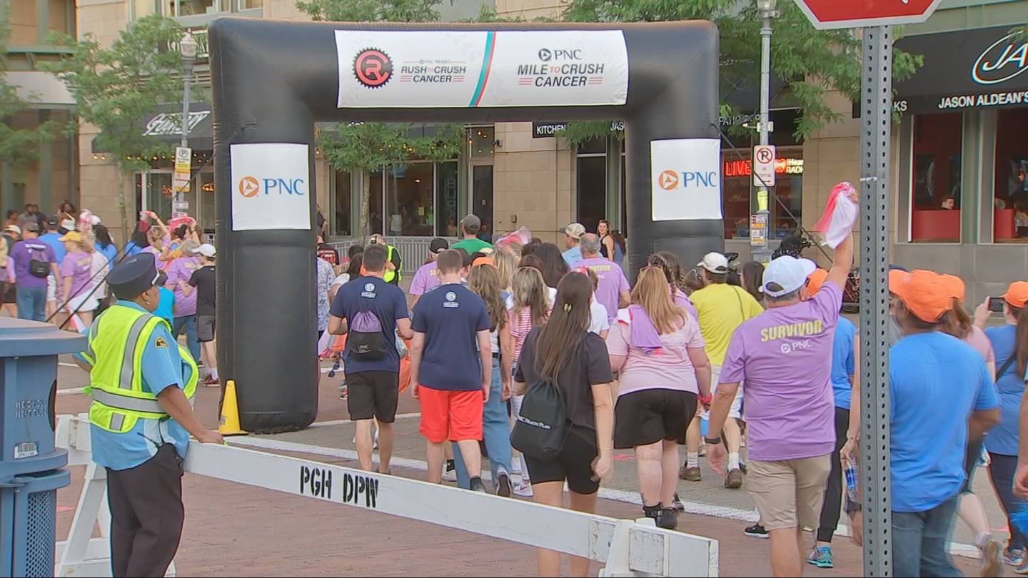 Rush to Crush Cancer kicks off with a walk of cancer survivors and supporters  WPXI [Video]