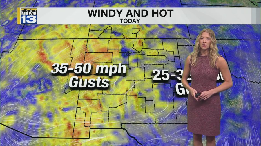 Windy and hot Monday around New Mexico [Video]