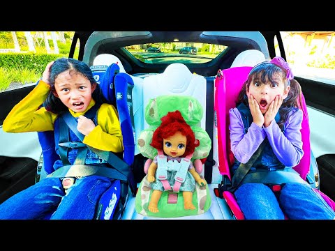 Ellie and Andrea Buckle Up & Wear Helmets for Safety Adventures [Video]