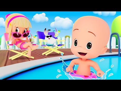 Swimming Pool Safety Song | It’s time to shower!!  | Cleo & Cuquin | Kids | Education [Video]