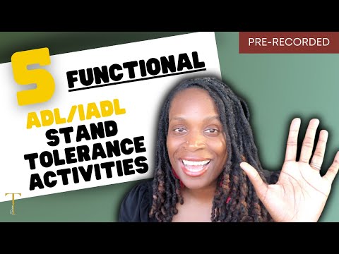 TOP 5 Functional Stand Tolerance Activities | Occupational Therapy [Video]