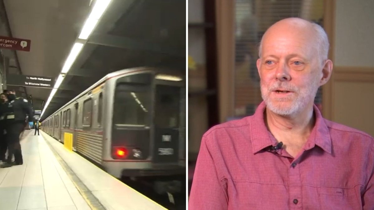 LA man recalls being set on fire on Metro train  NBC Los Angeles [Video]