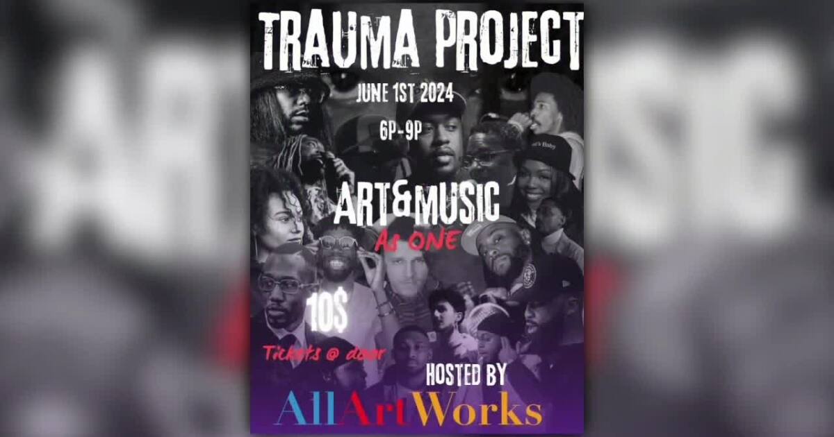 AllArtWorks hosting art and music installation, The Trauma Project, on June 1 [Video]