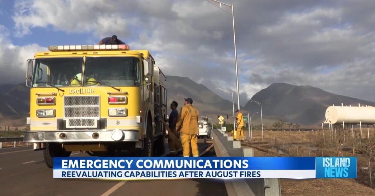 Statewide Fire Departments rethink communication post-Maui wildfires | Video