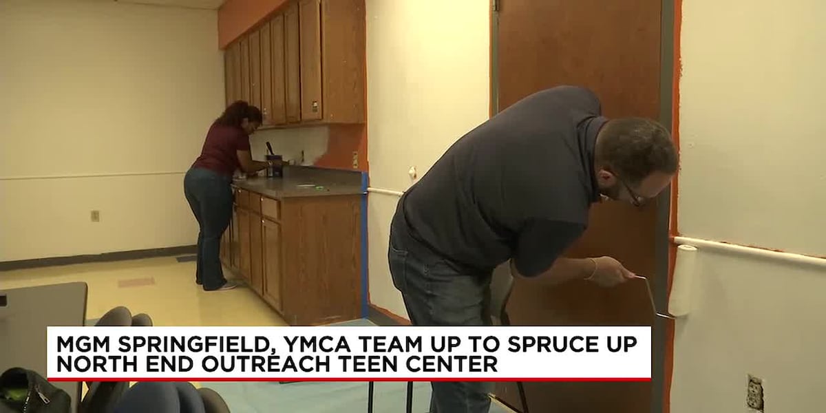 MGM Springfield, YMCA team up to fix up North End Outreach Teen Center [Video]