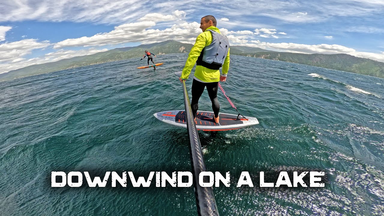Downwind foiling on a lake? | Free Wings Foils SUP Surf Magazine Online [Video]