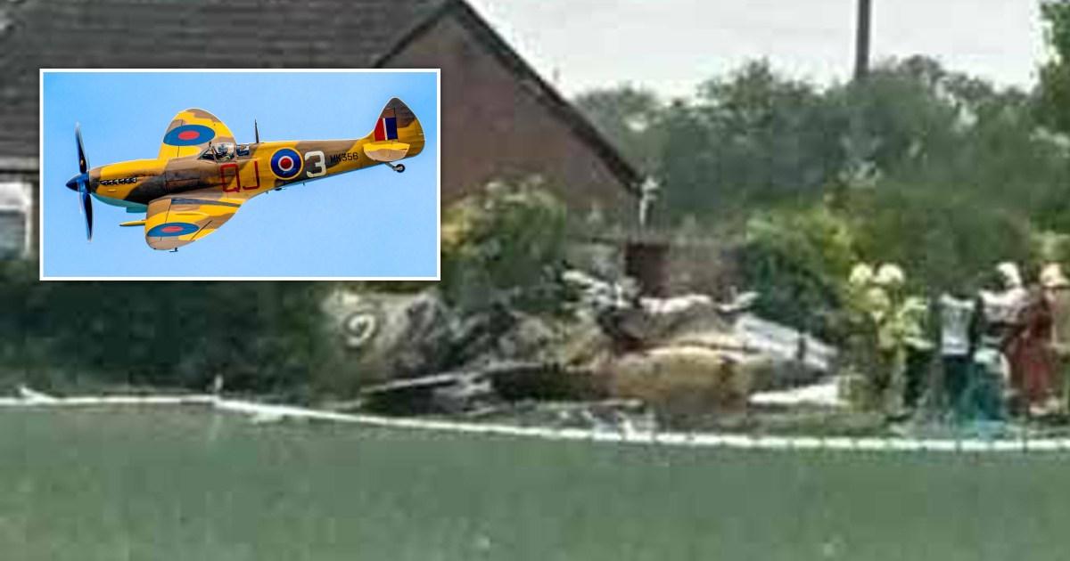 Pilot killed after WW2 spitfire crashes during celebration | UK News [Video]