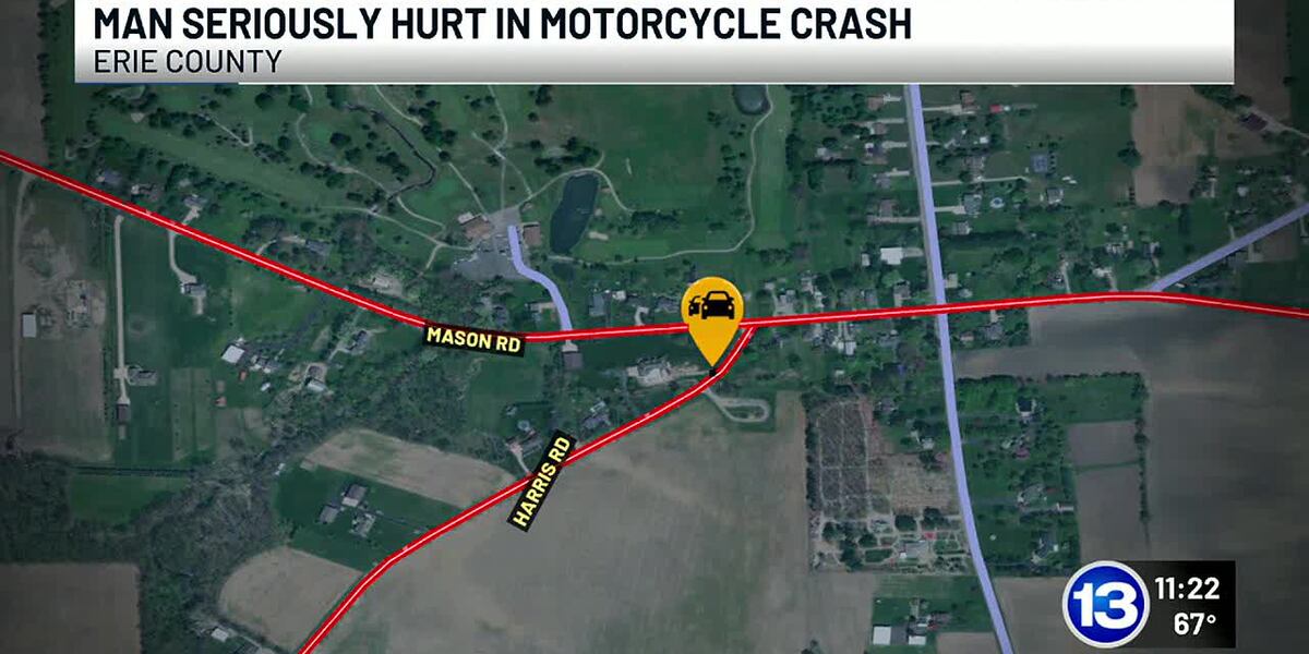 Motorcyclist flown to hospital after Erie County crash [Video]