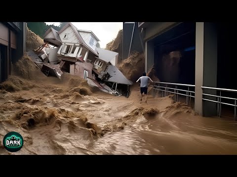 10 Shocking Natural Disasters Caught On Camera – Houses And Cars Destroyed By Flash Floods [Video]