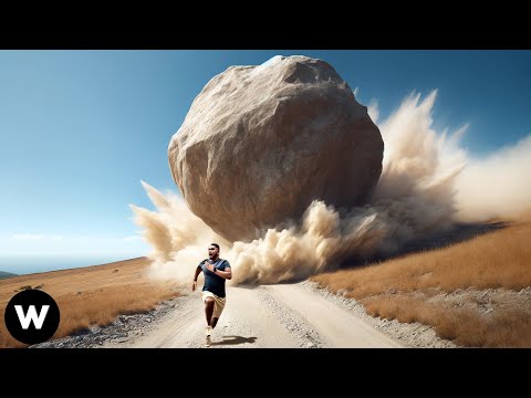 500 Tragic Moments! Most Shocking Catastrophic Rockfalls Failures Caught On Camera Scares You! [Video]
