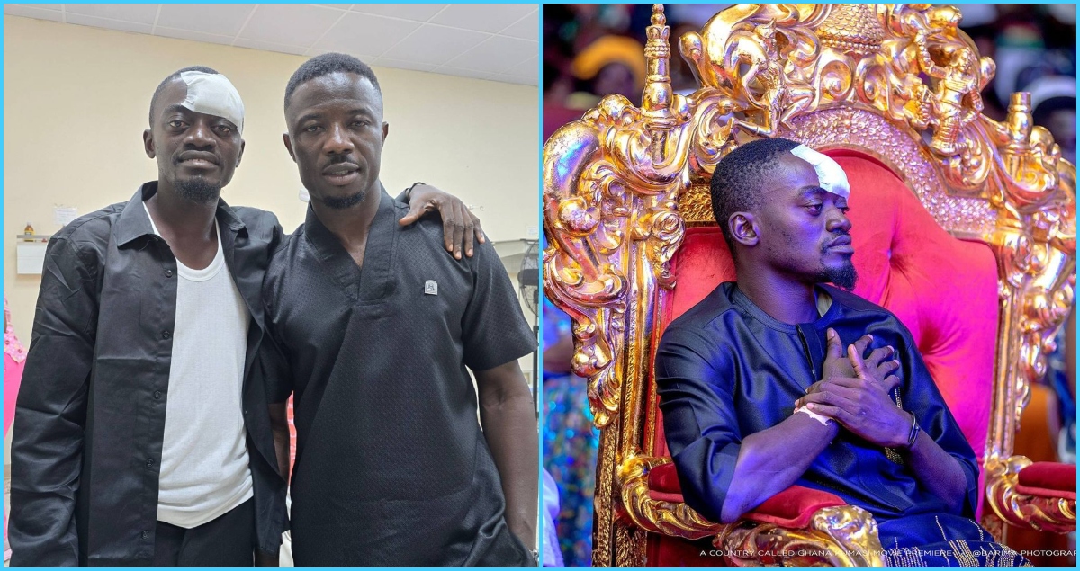 Lil Win’s Accident: Kwaku Manu Shows Actor Support After Sad Incident [Video]
