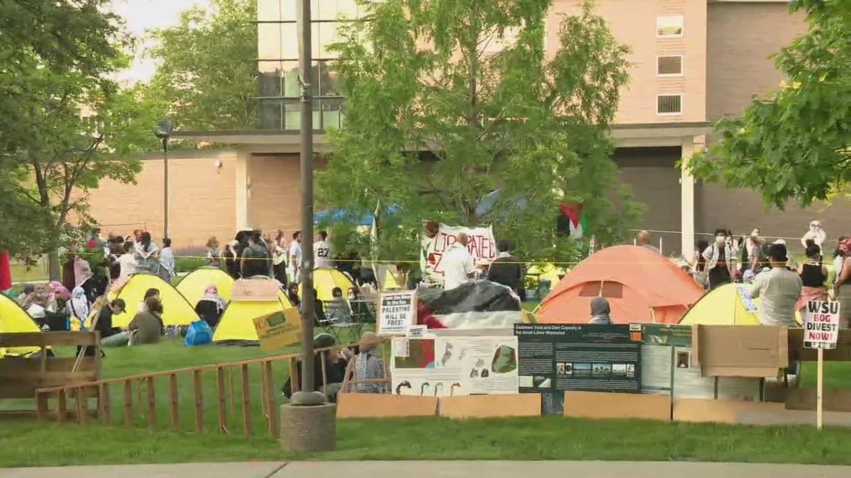 Pro-Palestinian protestors say police are planning to dismantle Wayne State encampment [Video]