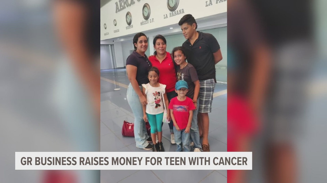 Business owner helps raise money for family of a teen with brain cancer [Video]