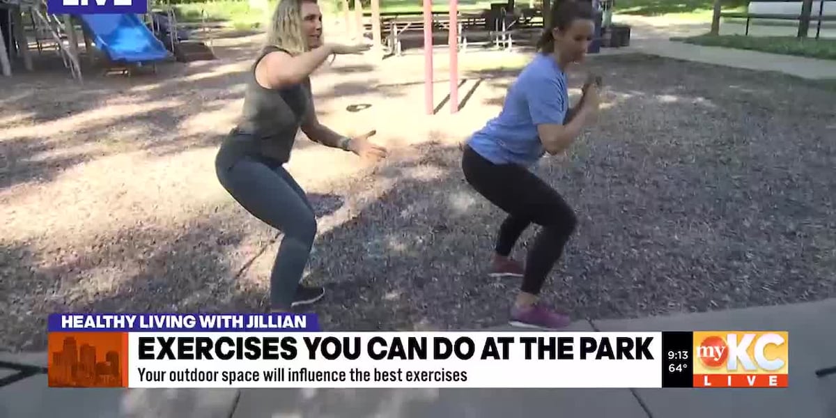 Healthy Living with Jillian: Leg Day at the Park [Video]