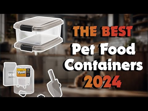 The Best Dog Food Storage Containers for Keeping Dry Food Fresh in 2024 – Must Watch Before Buying! [Video]