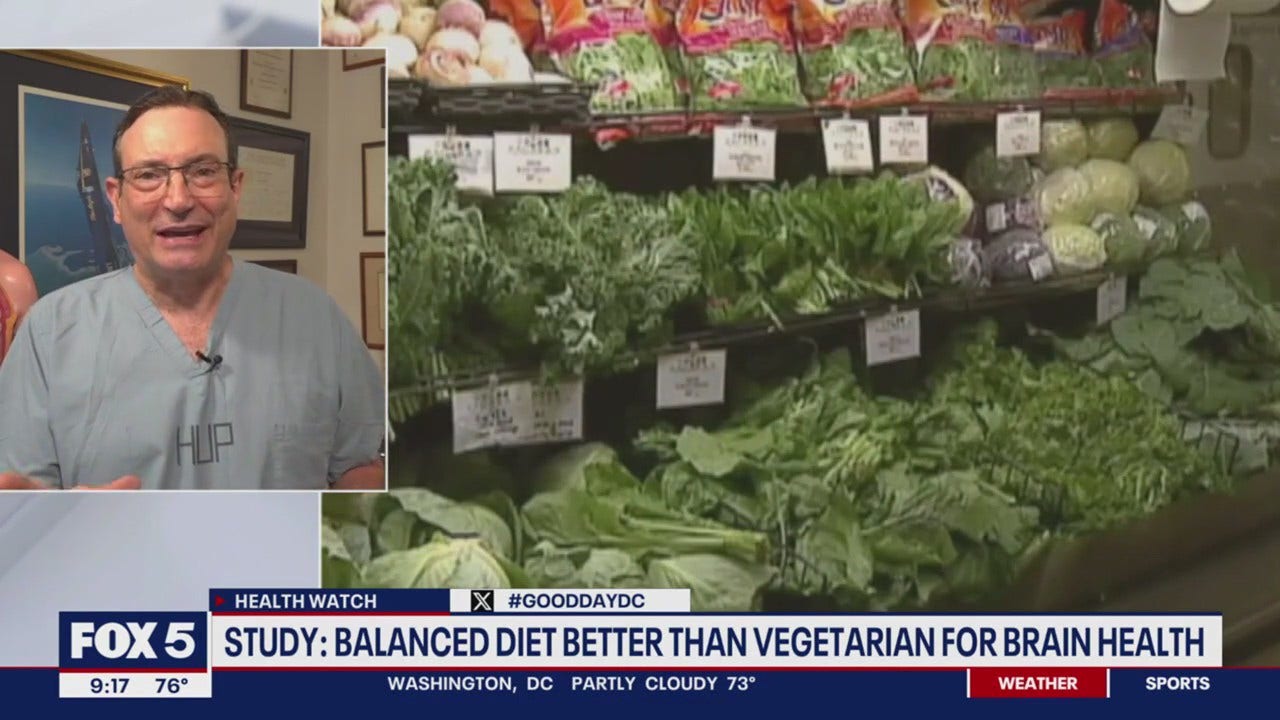 Balanced diet better than vegetarian for brain health [Video]