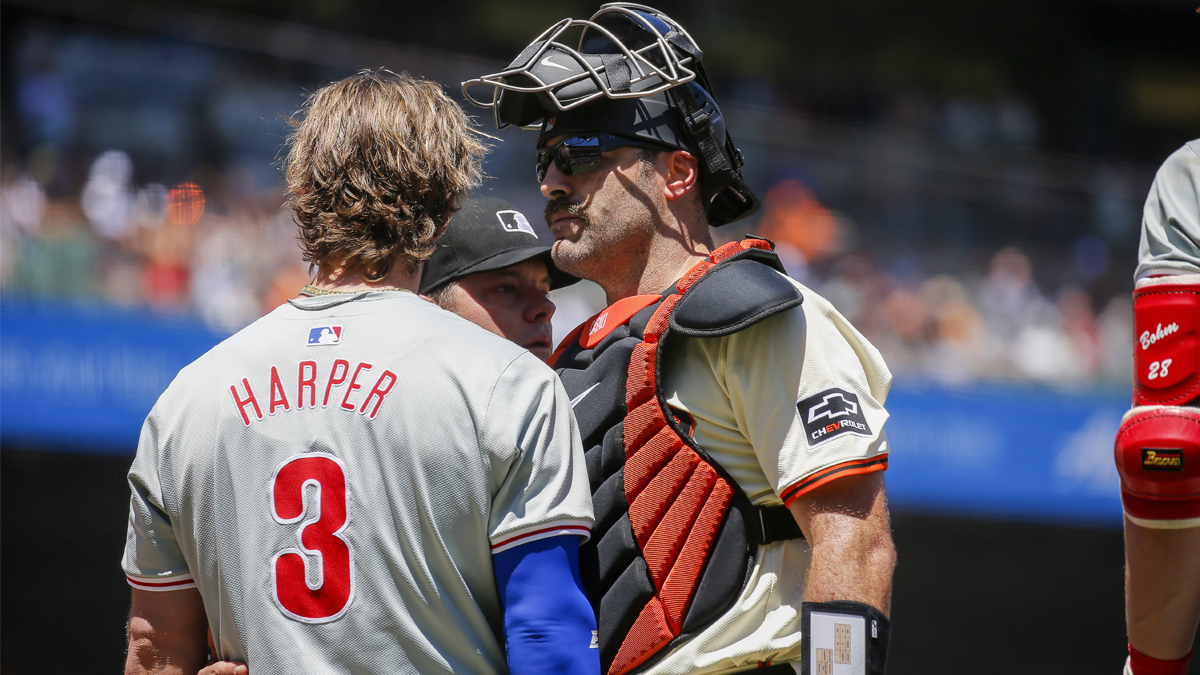 Bryce Harper, Kyle Harrison agree benches-clearing fracas no big deal  NBC Sports Bay Area & California [Video]