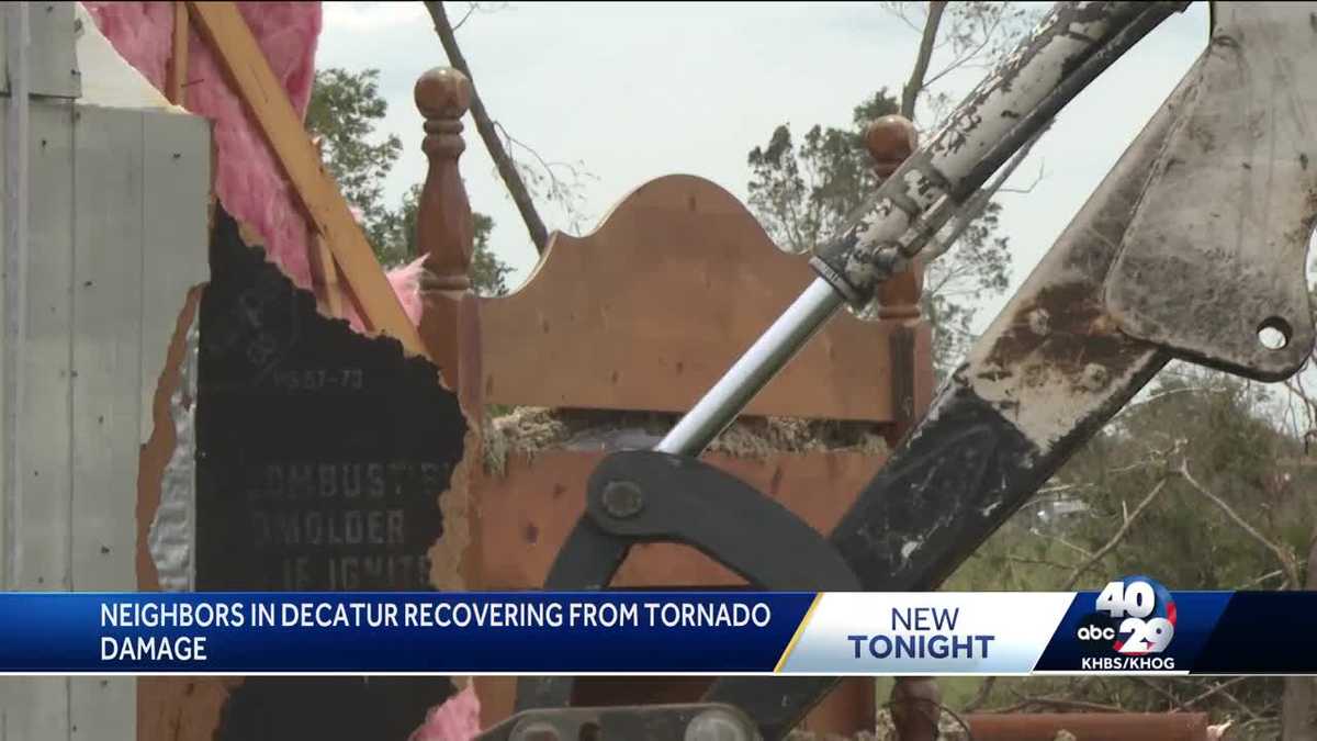 Decatur community caring for one another amid tornado cleanup [Video]