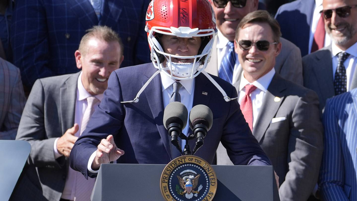 Biden breaks unofficial rule about headwear while hosting the Super Bowl champion Kansas City Chiefs  WHIO TV 7 and WHIO Radio [Video]