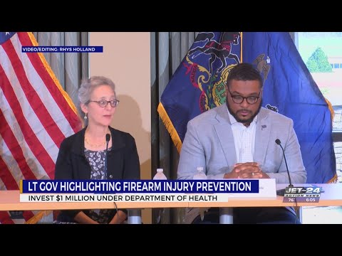 Lt. Governor Davis talks youth firearm injury prevention during Erie visit [Video]