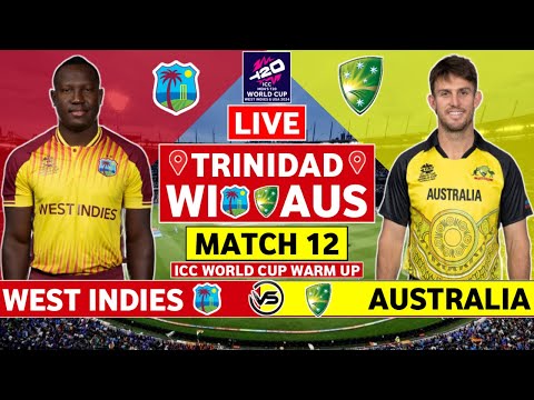 ICC T20 World Cup Live: West Indies vs Australia Live Scores | WI vs AUS Live Scores & Commentary [Video]