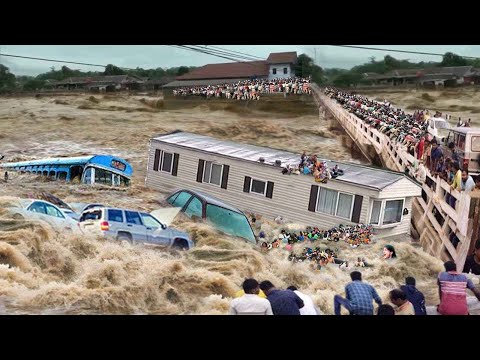 Unbelievable Scary Natural Disasters in Indonesia: Flash Floods/Landslide/Rain Caught On Camera 2024 [Video]
