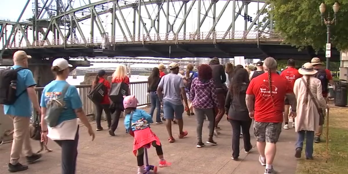 Portlanders walk downtown to raise money, awareness for heart disease [Video]