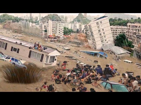 Most Unbelievable Natural Disasters in Indonesia: Flash Floods/Earthquake/Landslide Caught On Camera [Video]