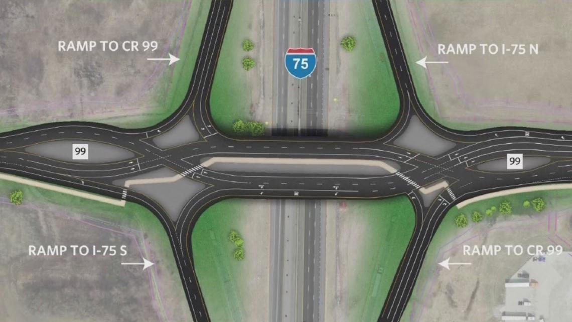 Construction of diverging diamond in Findlay begins [Video]