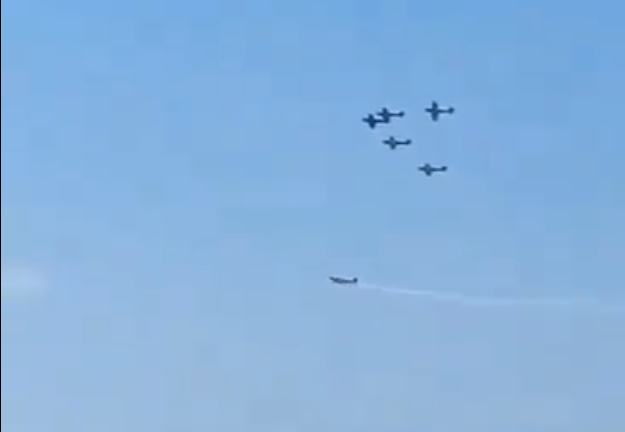 Mid-air tragedy: Spanish pilot dies after crashing into Portuguese plane during air show [Video]