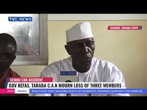 Governor Kefas, Taraba C.A.N Mourn Loss Of Three Women Members In Car Accident [Video]