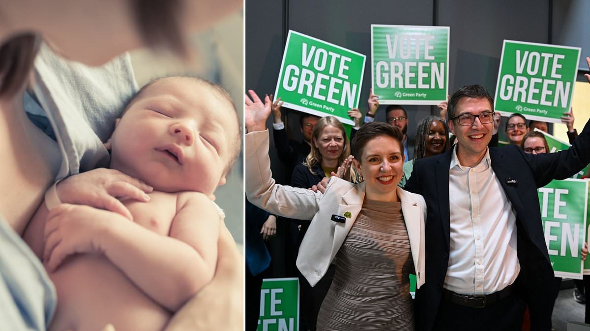 ‘This could have catastrophic consequences’: Patient safety experts slam Green Party maternity policies that pledge to make childbirth a ‘non-medical event’ and brand life-saving caesareans ‘risky’ [Video]