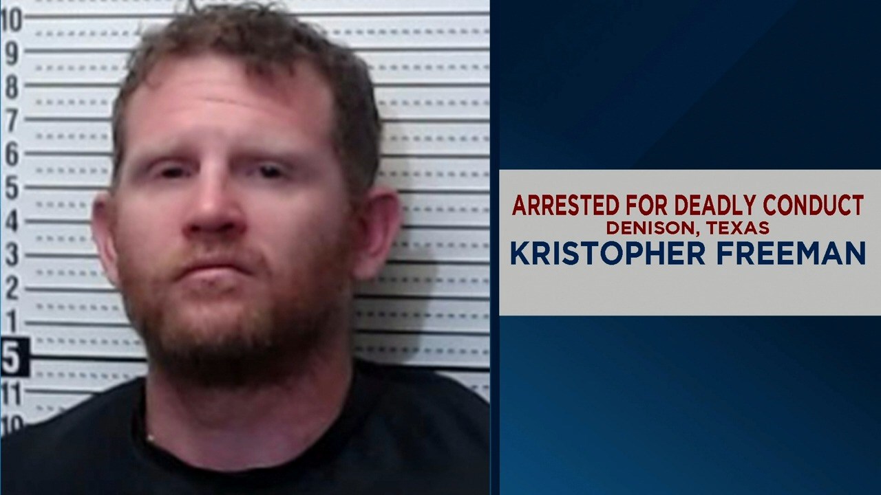 Man arrested for deadly conduct in Denison - KTEN [Video]