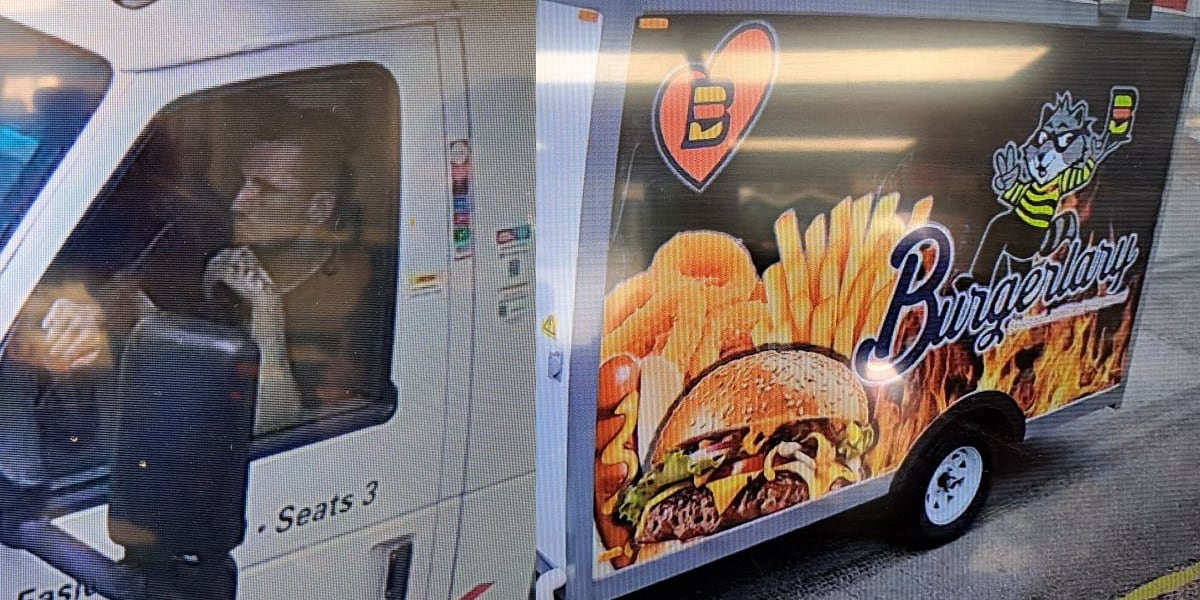 Burglar steals Burgerlary food truck trailer, police say [Video]