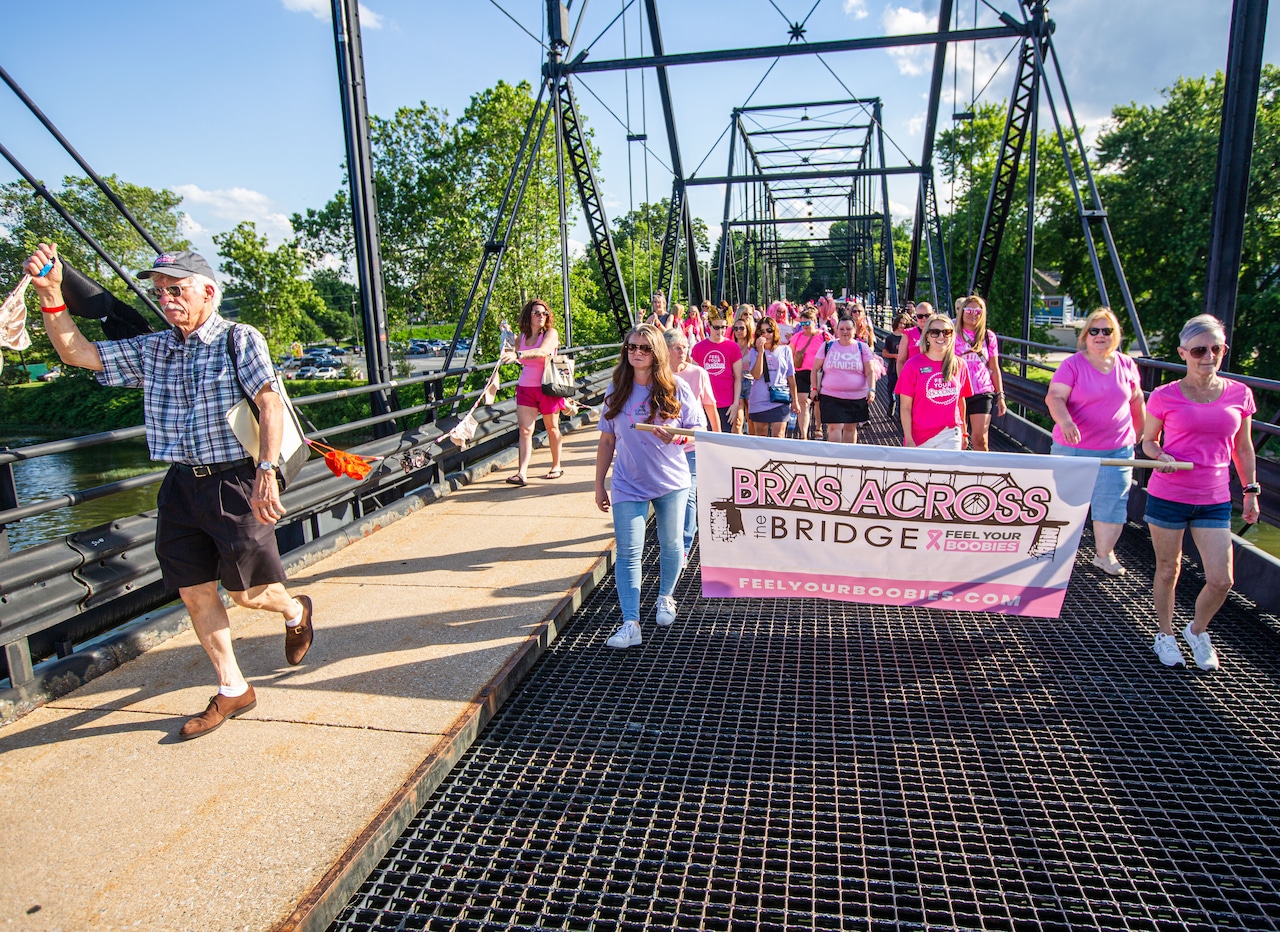 Bras Across the Bridge event helps raise awareness, celebrate breast cancer survivors [Video]