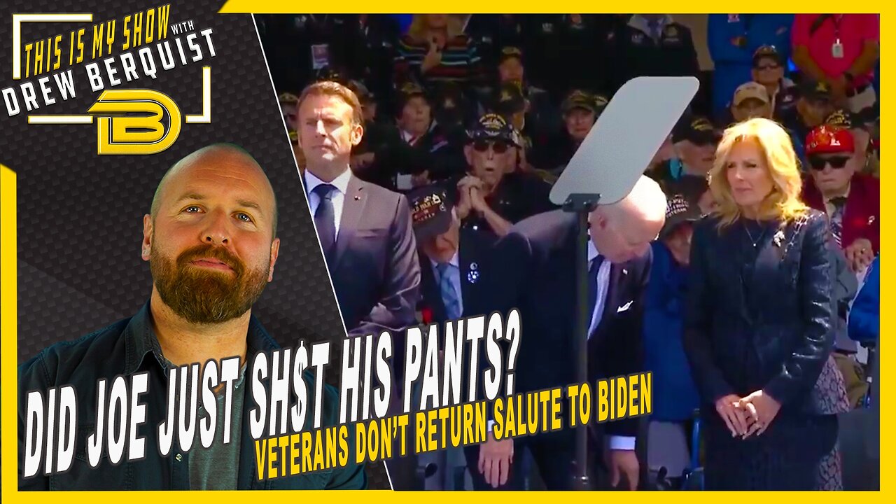 Biden Appears to Have “Accident” During D-Day Ceremony, Ignored By Vets [Video]