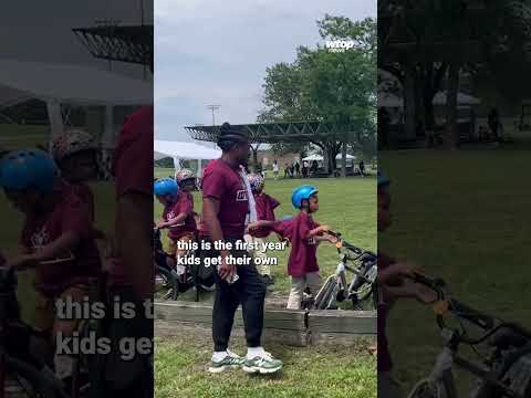 Hundreds of kids in DC kids get new bikes & helmets [Video]