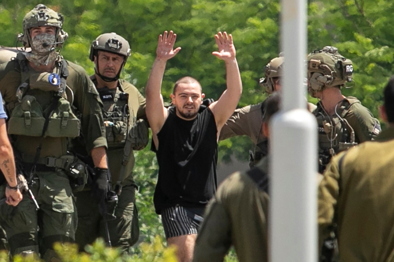 Israel rescues 4 hostages from Oct. 7 attack by Hamas; at least 94 Palestinians killed [Video]