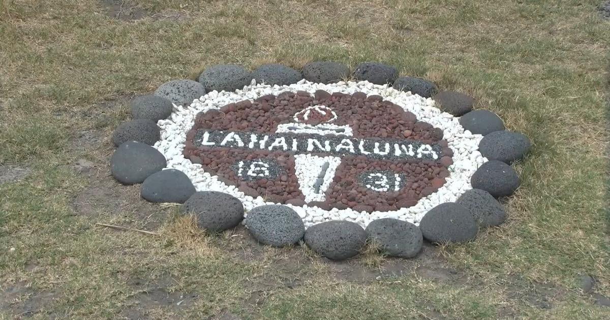 Rock display dedicated to Lahaina is turning heads, and you could help finish it | News [Video]