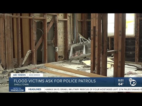 Flood victims ask for increased police patrol after looting in Shelltown [Video]