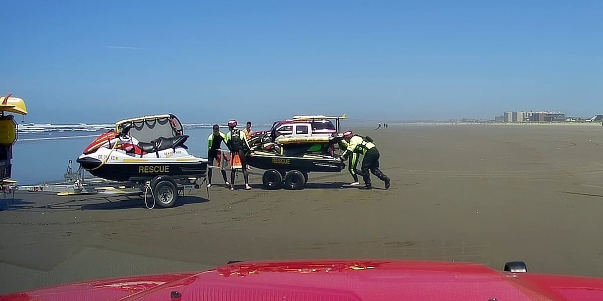 3 surfers rescued from rip current in Seaside [Video]