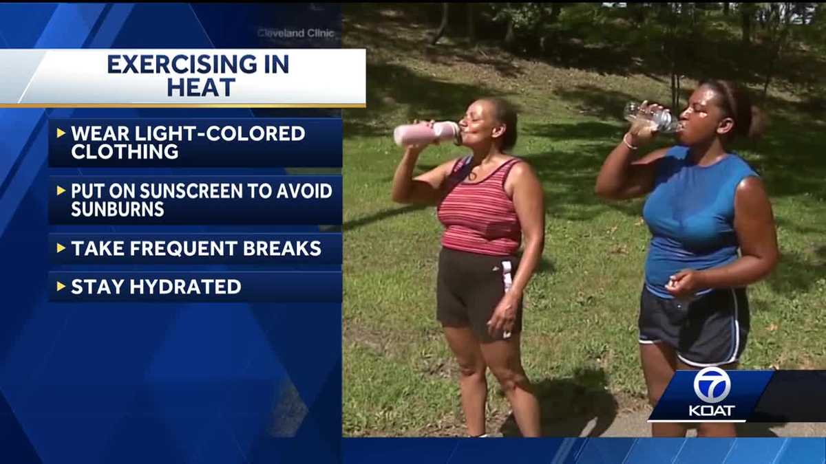 Safety exercising in the summer heat [Video]