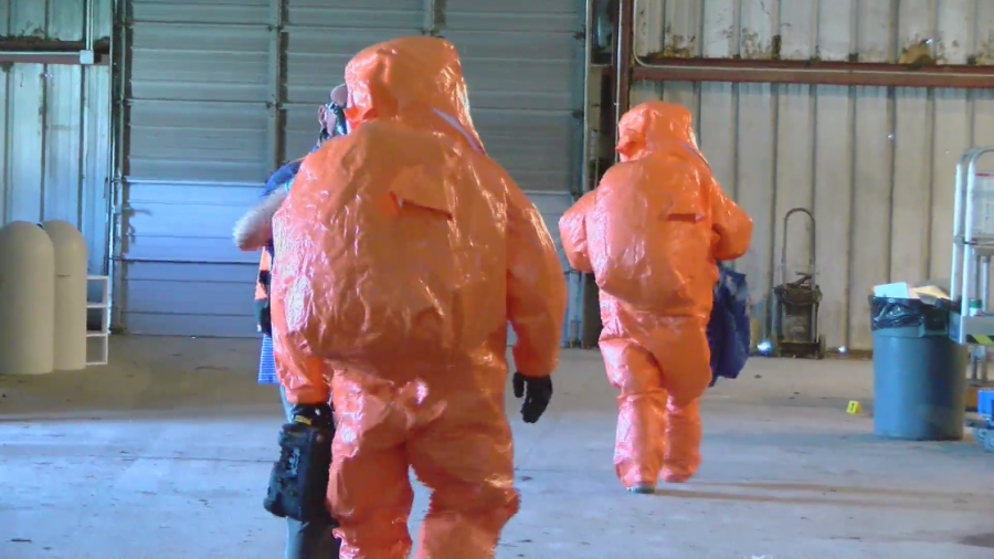 Simulated hazmat training prepares first responders [Video]