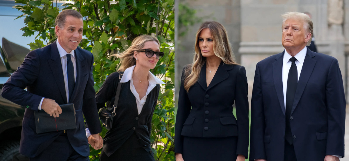 Melania Trump Ghosting Husband’s Trial Is Compared To Hunter Biden’s Wife ‘Standing By Her Man’ [Video]