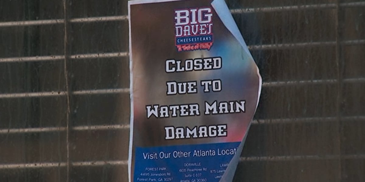 Relief fund for businesses affected by Atlanta water main breaks moves forward [Video]