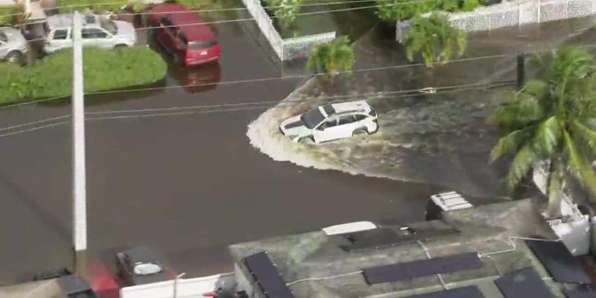 RAW: Flooding seen in Miami-Dade, Broward counties [Video]