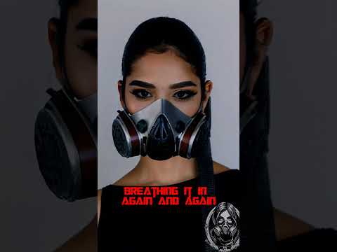 attractive lady wear 3M respirator mask [Video]