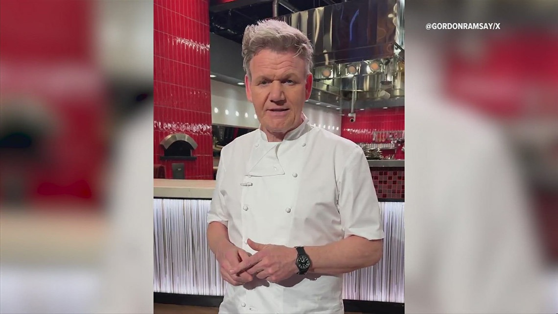 Gordon Ramsay sports massive bruise after cycling accident (graphic) [Video]