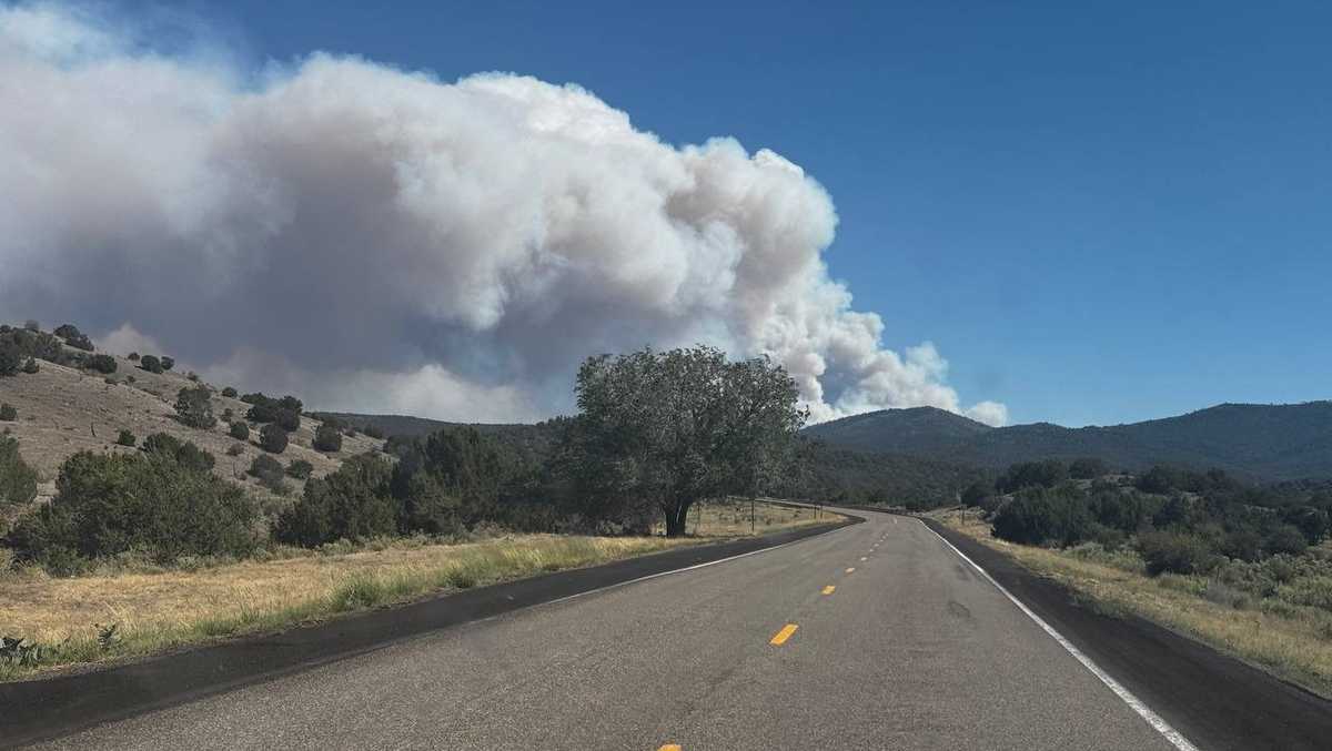 Evacuations underway as fire burns in Mescalero [Video]