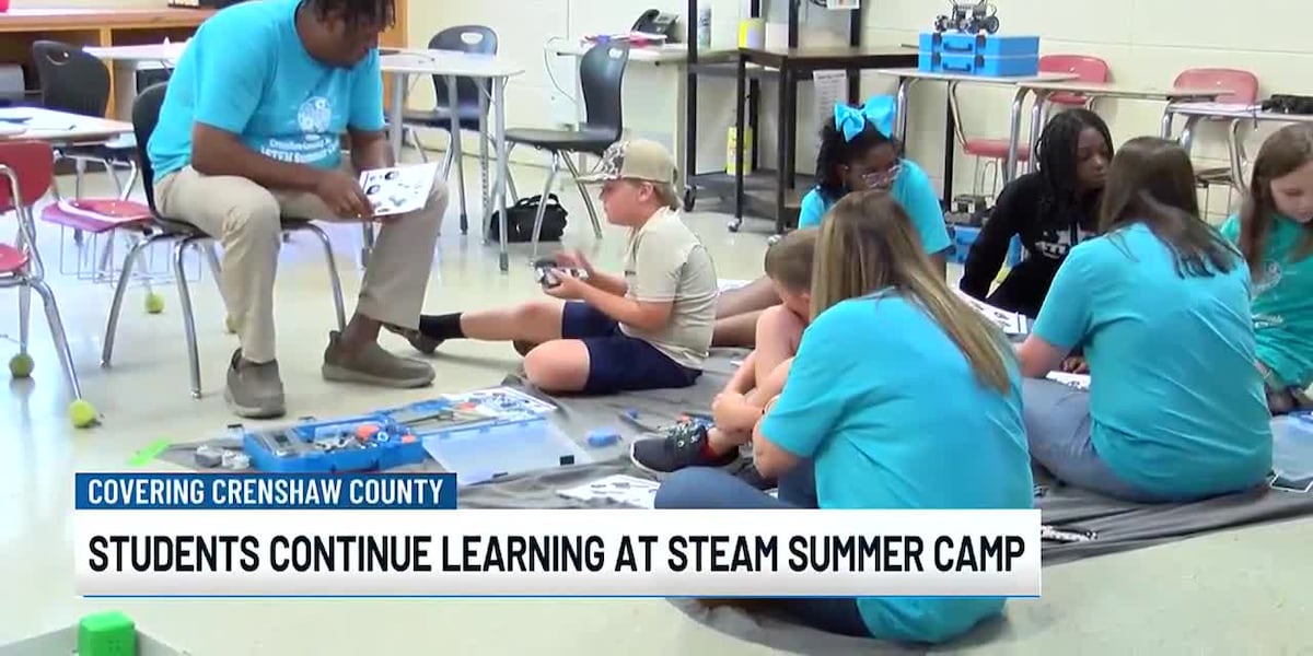 Crenshaw County school system holds STEAM camp [Video]
